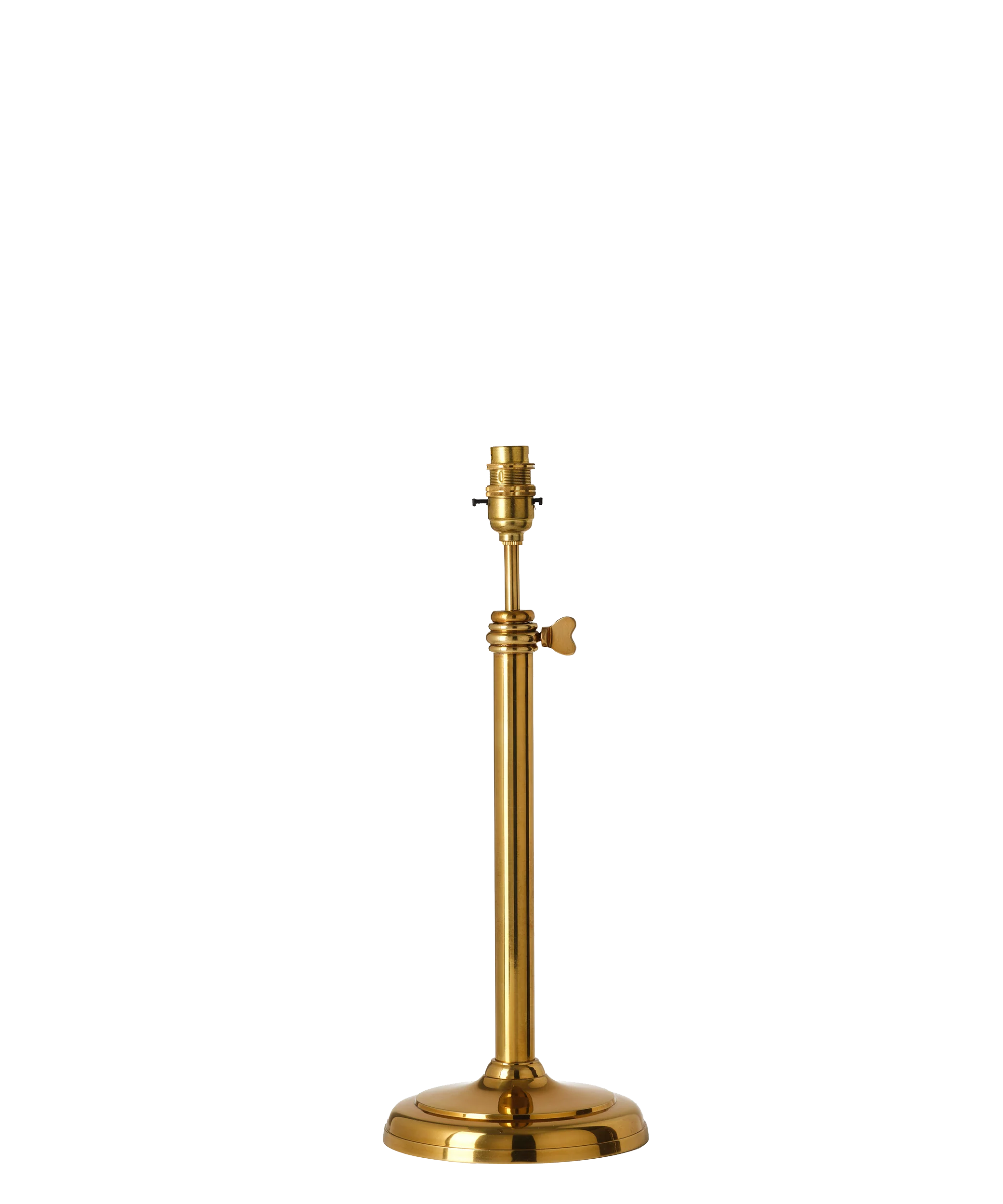 Adjustable Table Lamp Base, Brass - Image 3