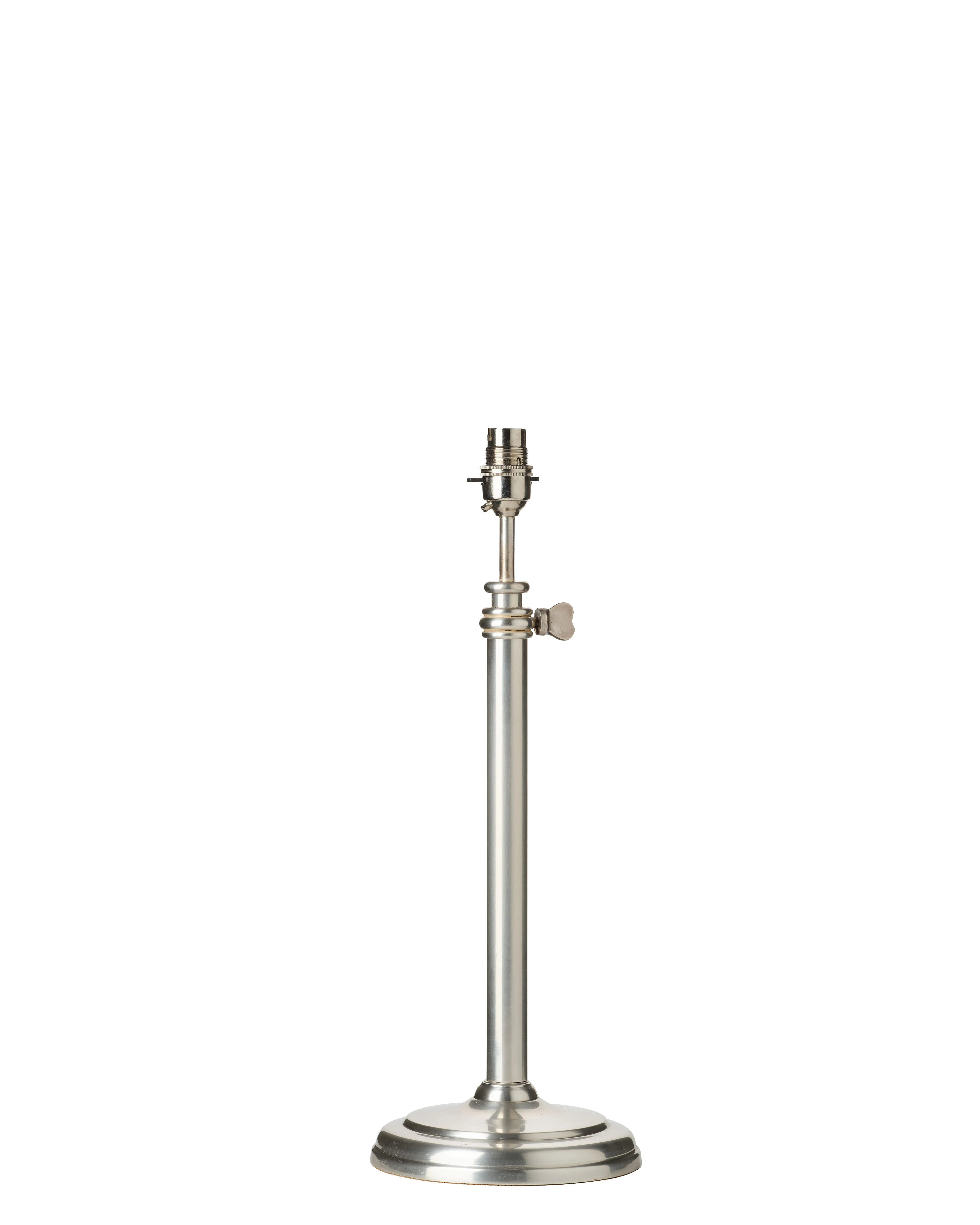 Adjustable Table Lamp Base, Silver - Image 3
