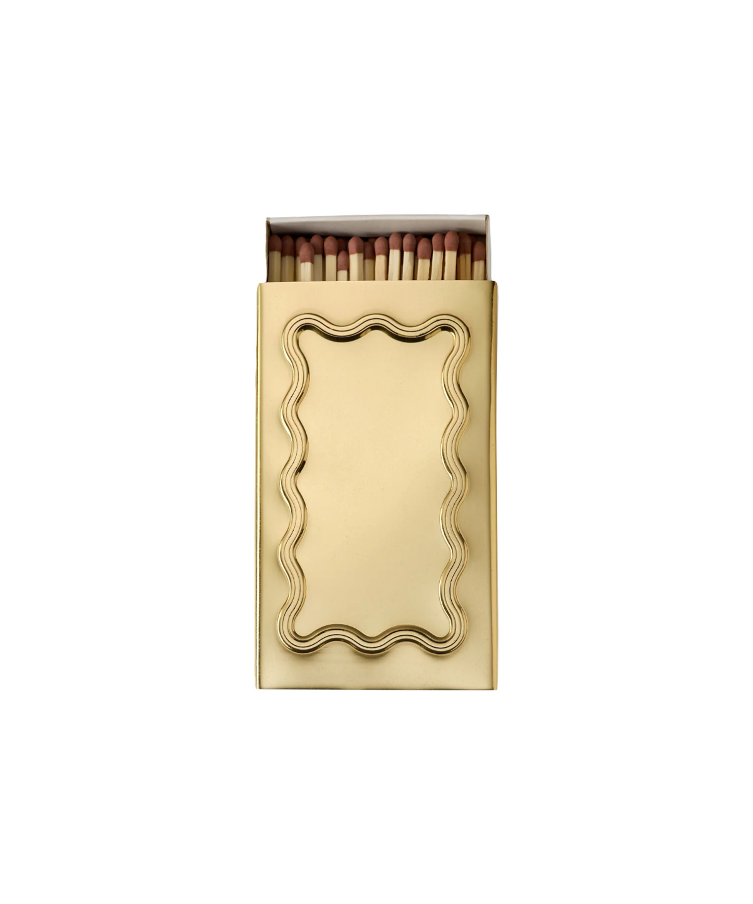 Wave Matchbox Sleeve, Brass, US