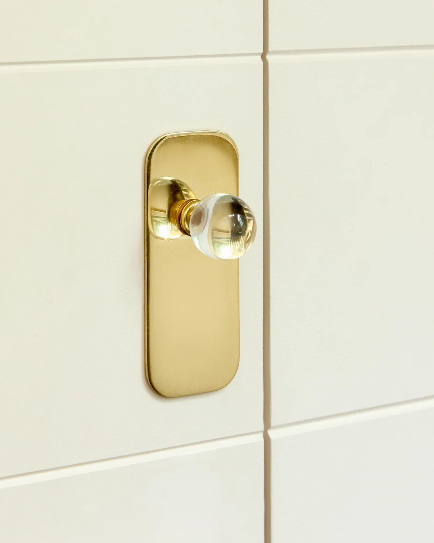 Clear Brass Knob - Image 2