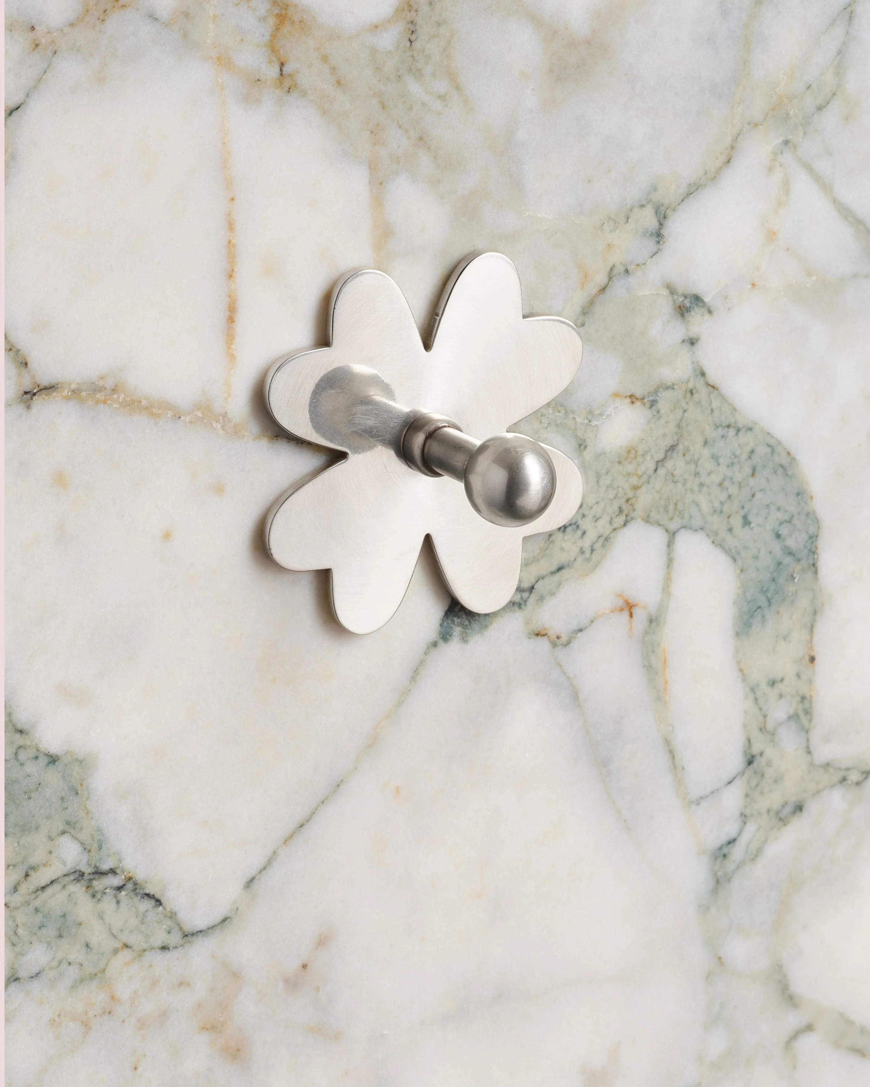 Clover Hook, Brushed Nickel - Image 3