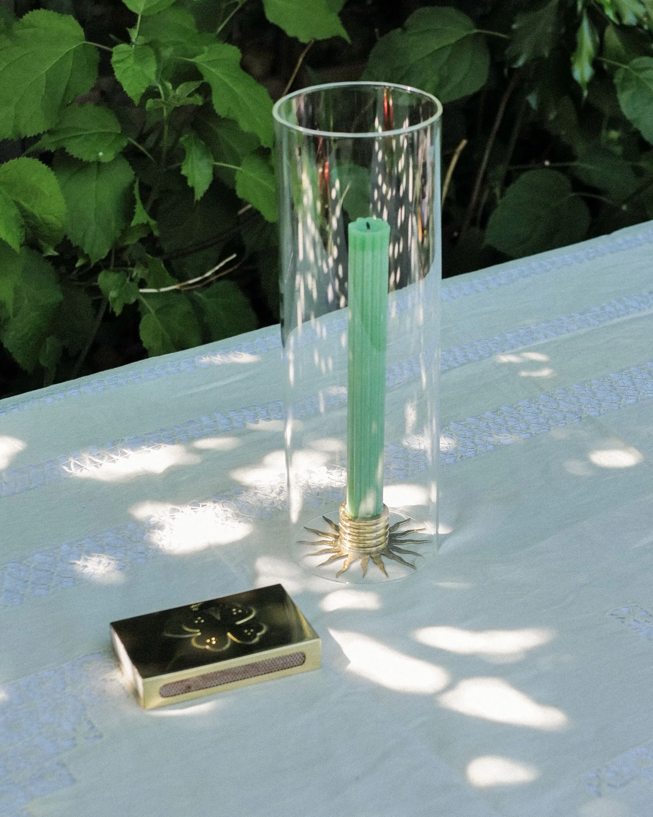 Clover Matchbox Sleeve, Brass - Image 3