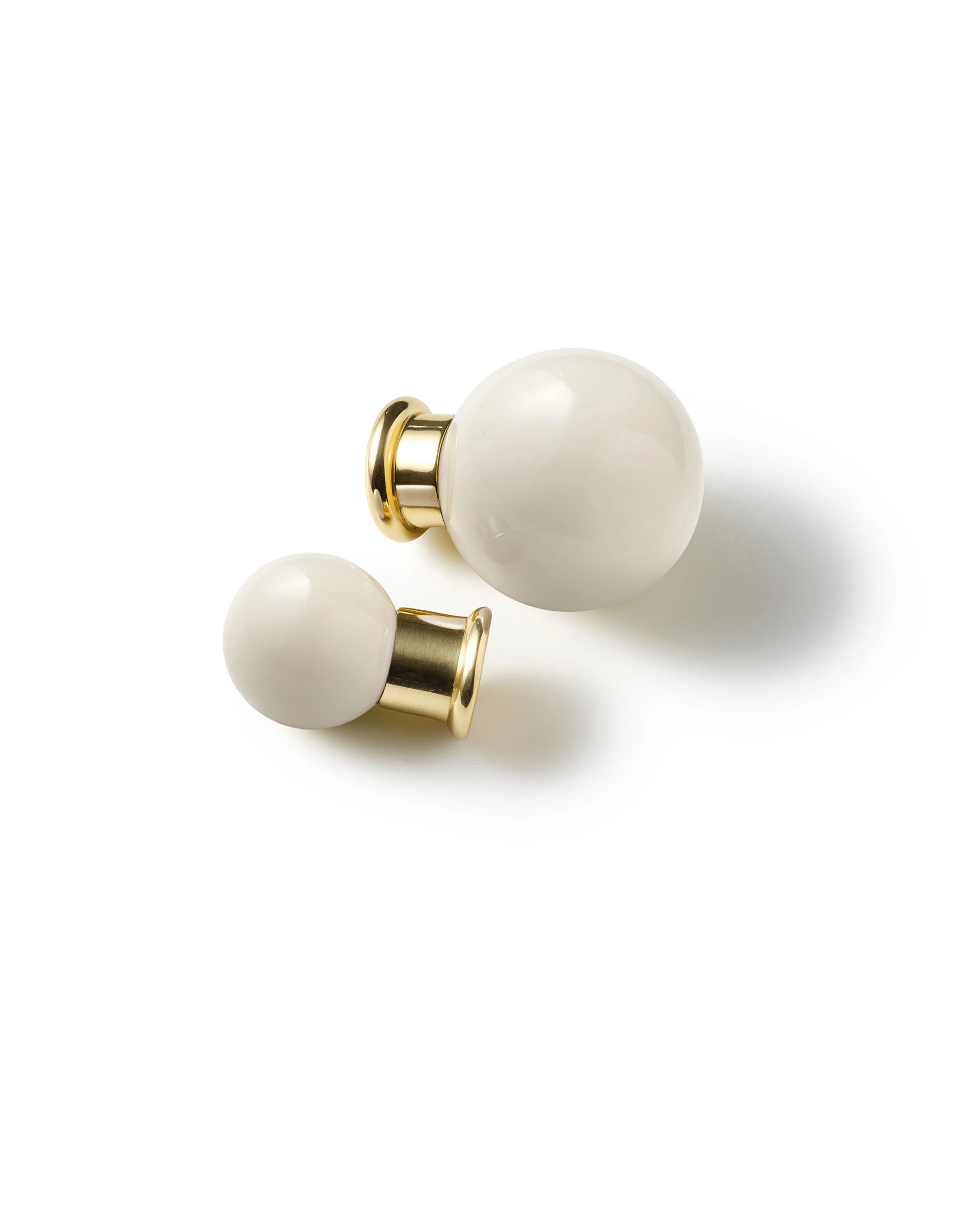 Coloured Knob, Warm White, Brass - Image 5