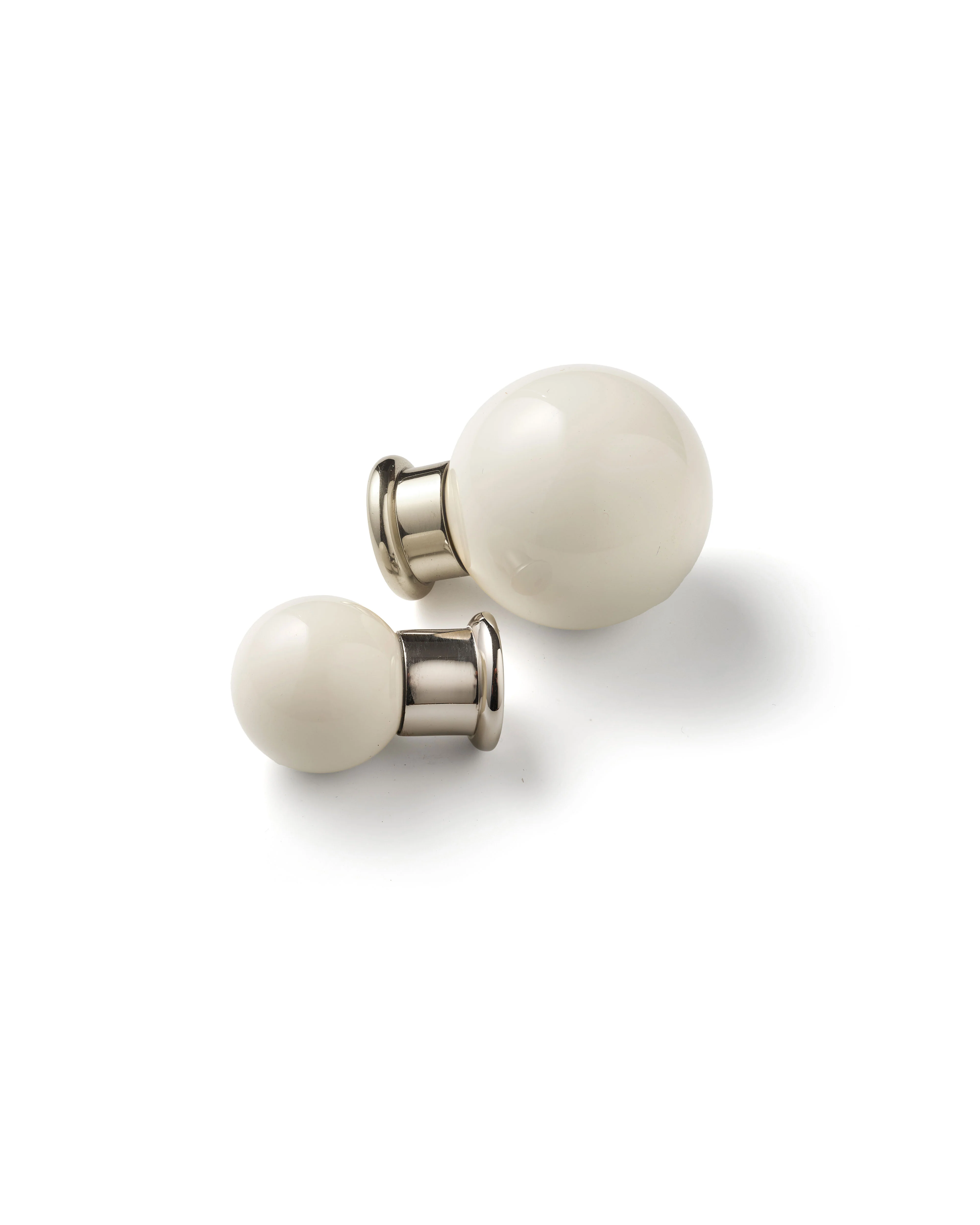 Coloured Knob, Warm White, Nickel - Image 3