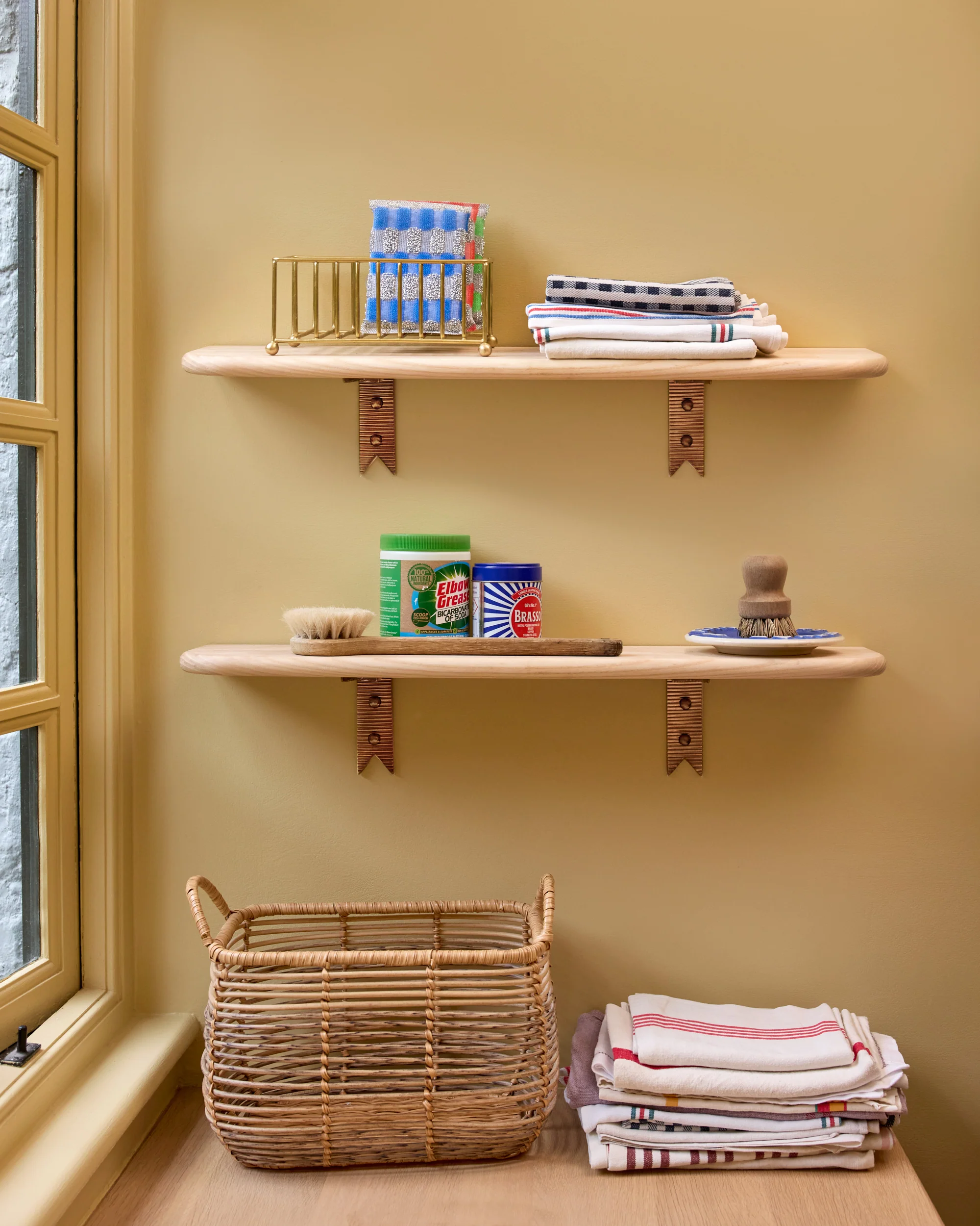 Curved Wooden Shelf, Small - Image 3