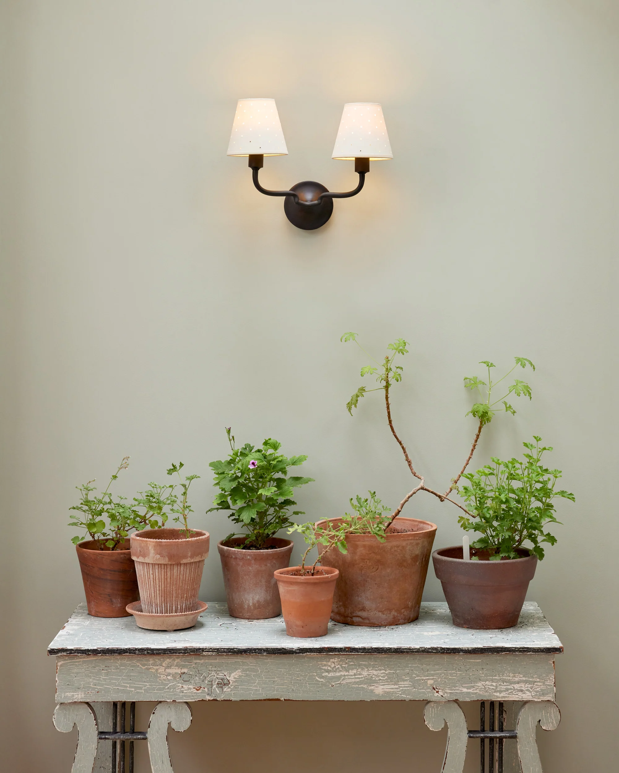 Double Wall Light, Matt Black - Image 2