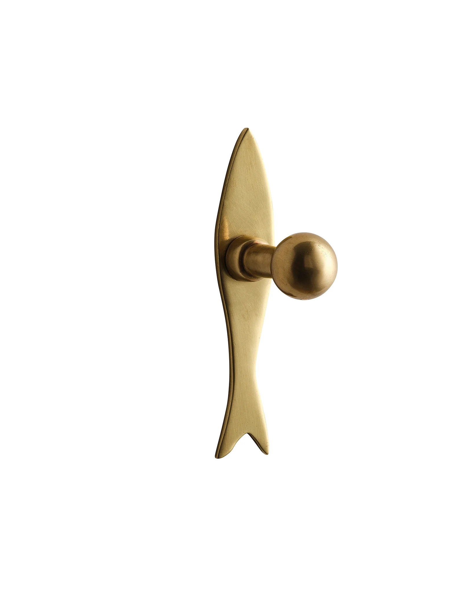 Fish Hook, Aged Brass