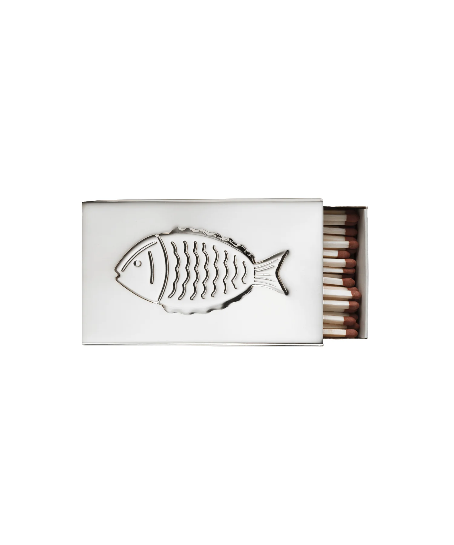 Fish Matchbox Sleeve, Silver - Image 4