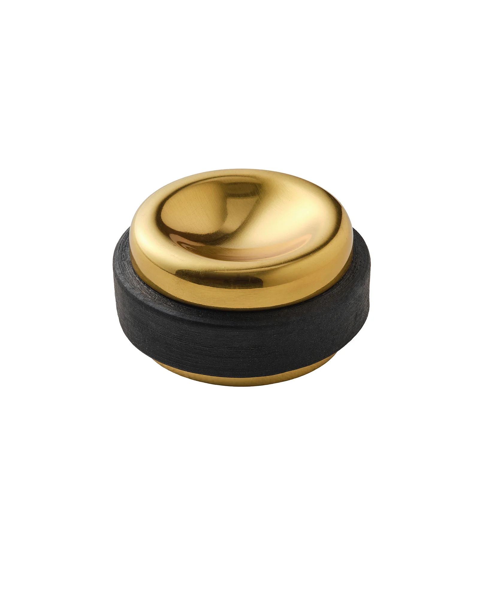 Floor Door Stop, Aged Brass - Image 3