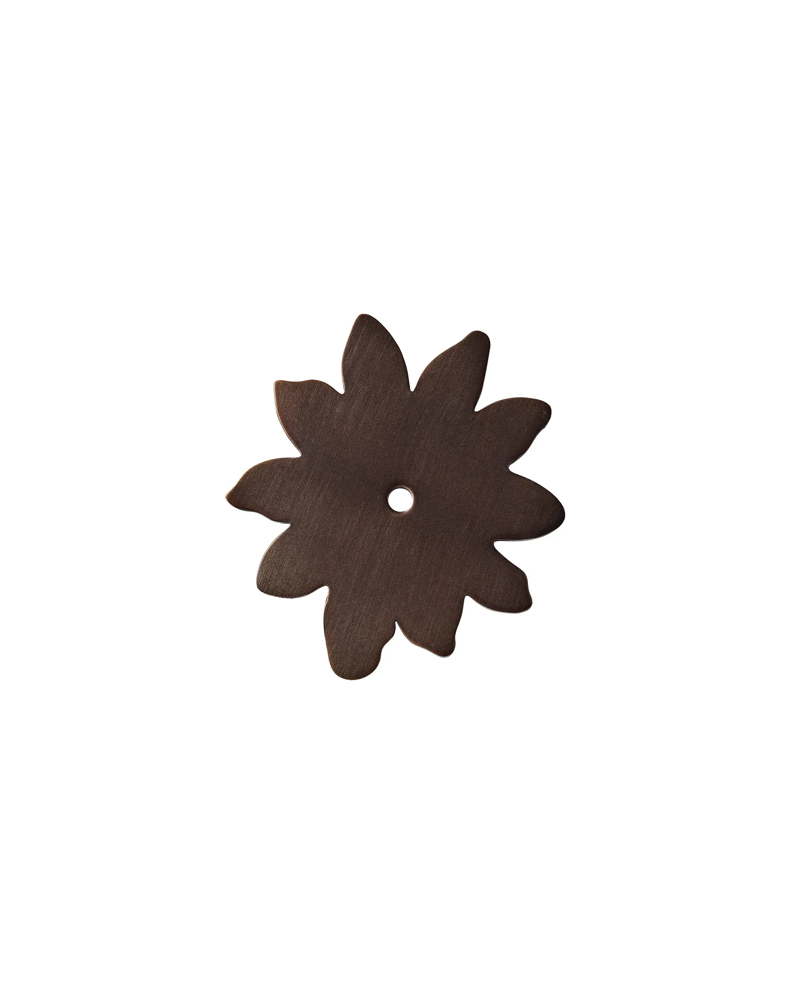 Flower Backplate, Blackened Bronze - Image 4