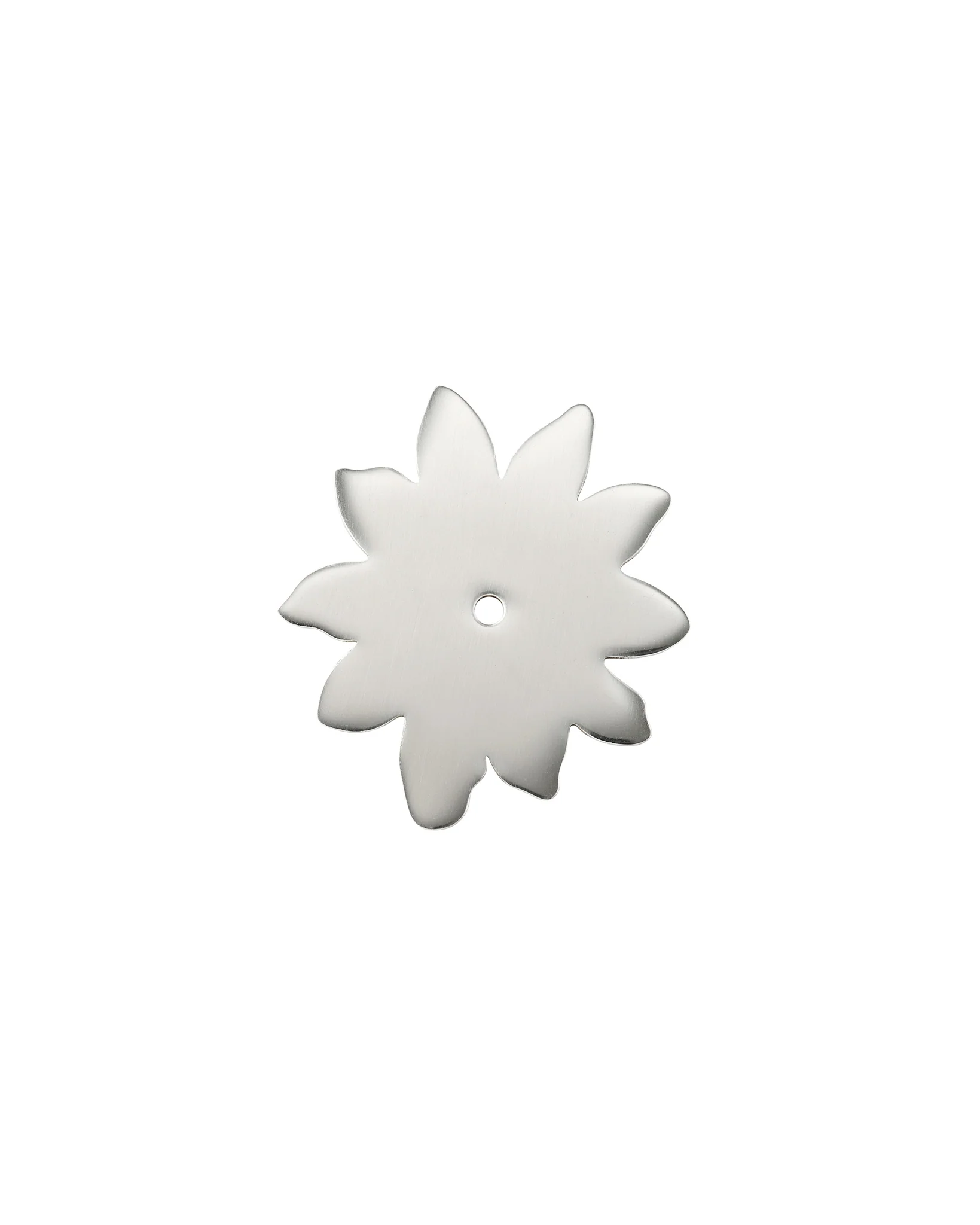 Flower Backplate, Brushed Nickel - Image 2