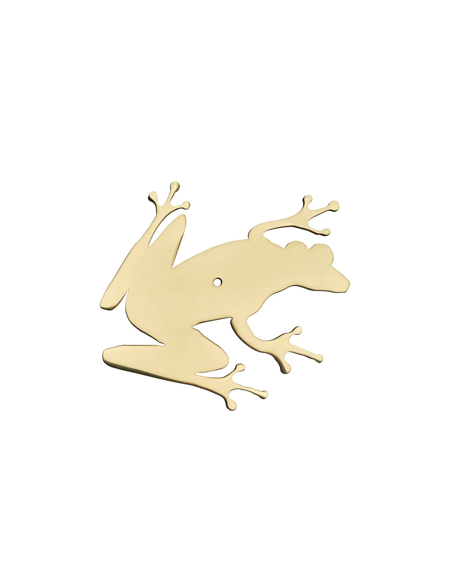 Frog Backplate, Polished Brass