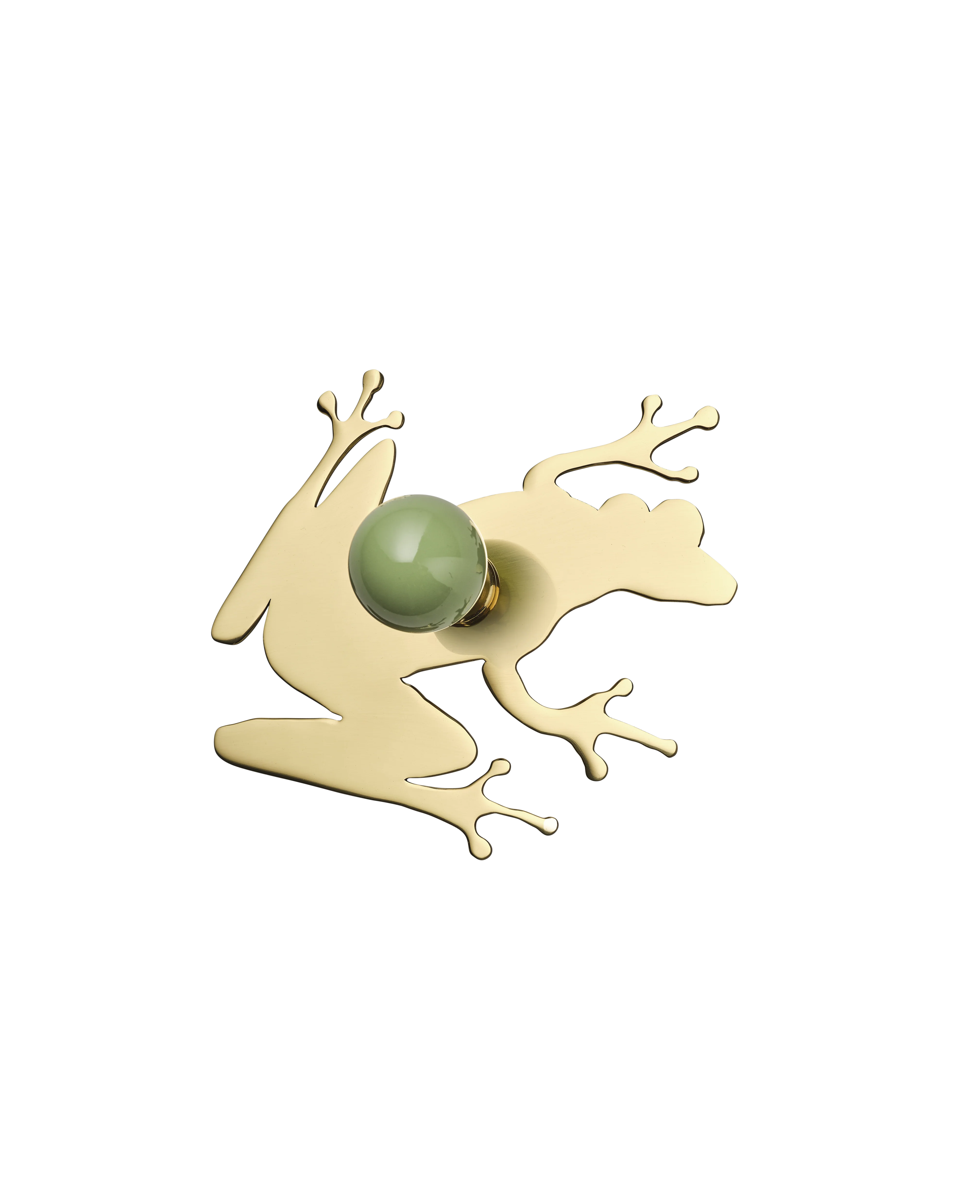 Frog Backplate, Polished Brass - Image 5