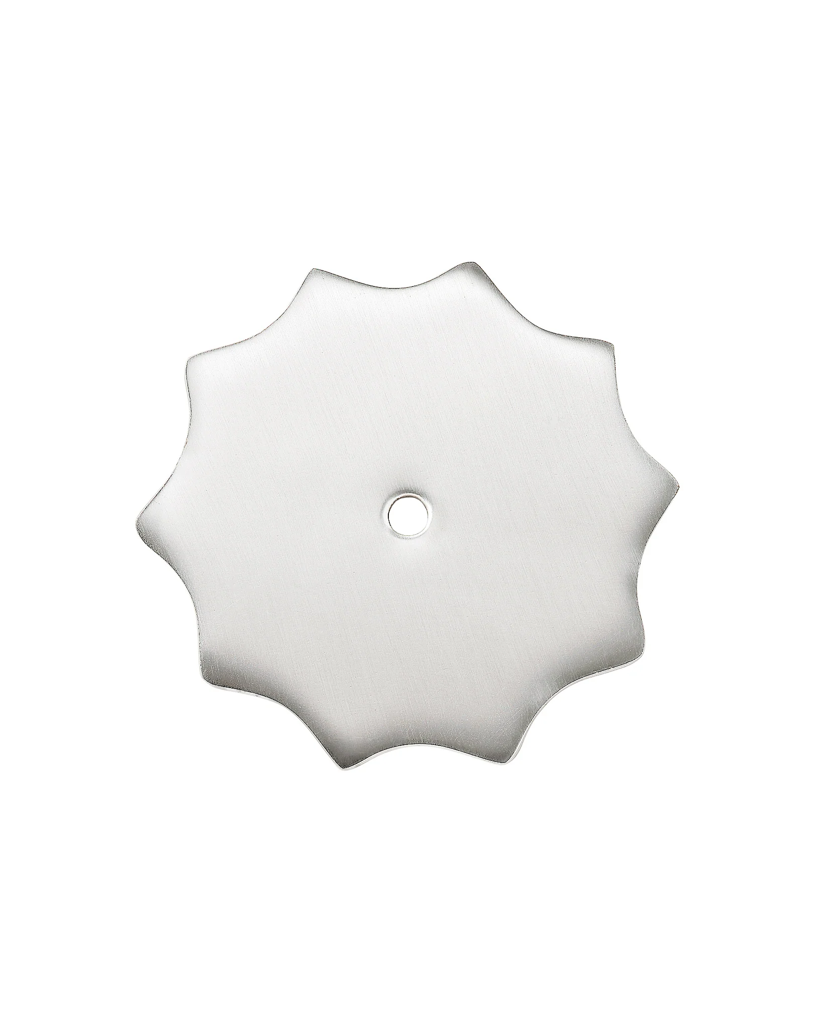 Large Wave Backplate, Brushed Nickel - Image 3