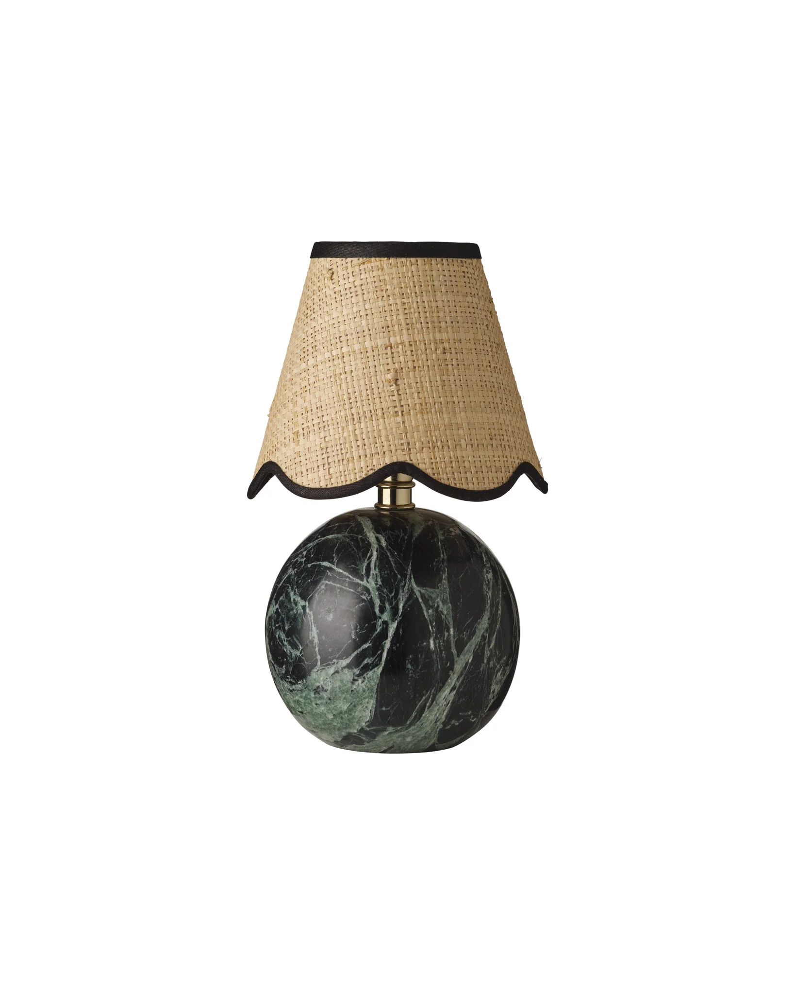Marble Ball Lamp Base, Green - Image 4