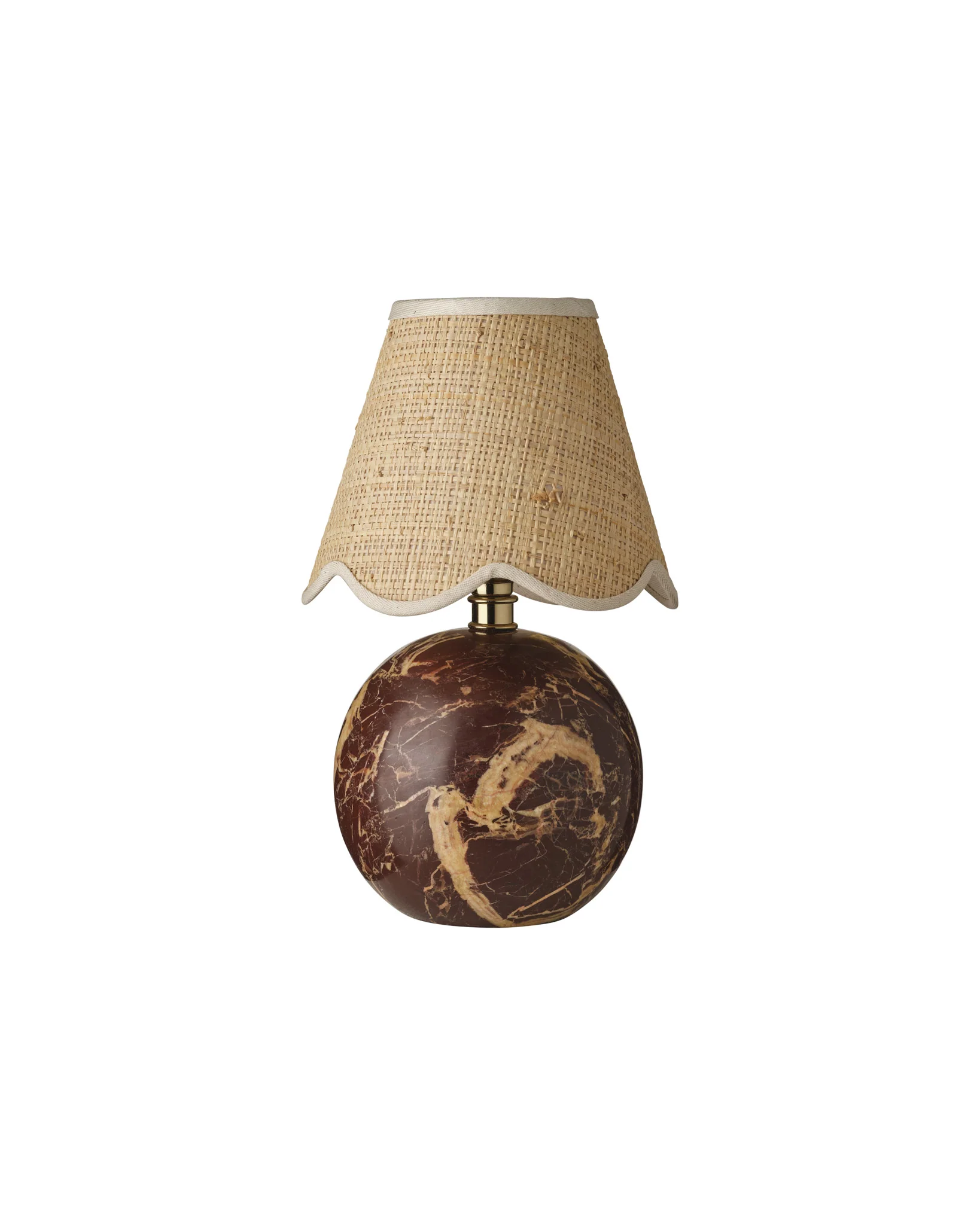 Marble Ball Lamp Base, Red - Image 5