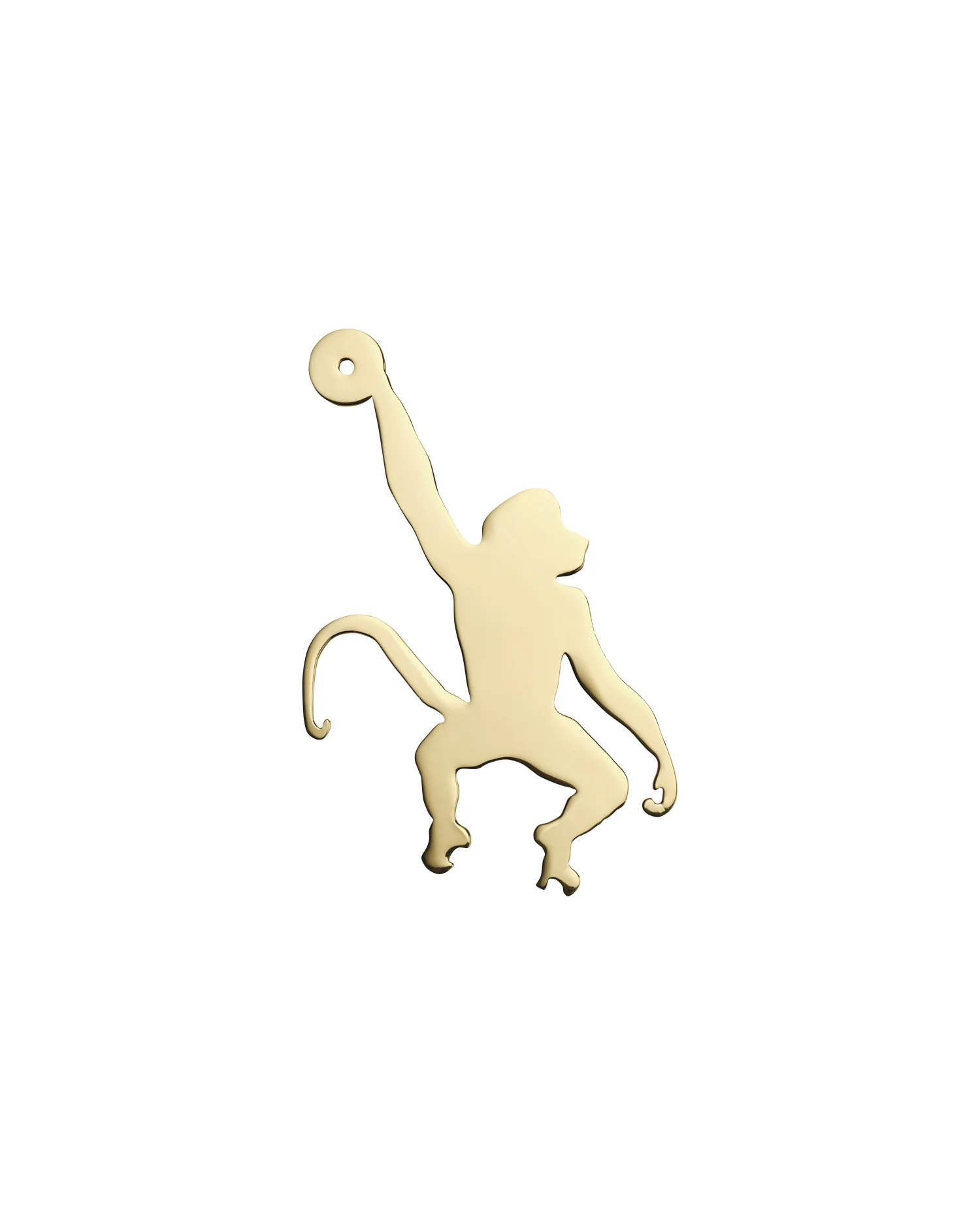 Monkey Backplate, Polished Brass