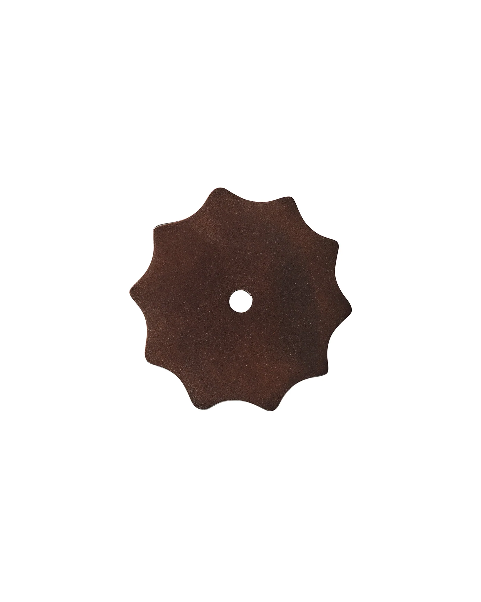 Small Wave Backplate, Blackened Bronze - Image 3