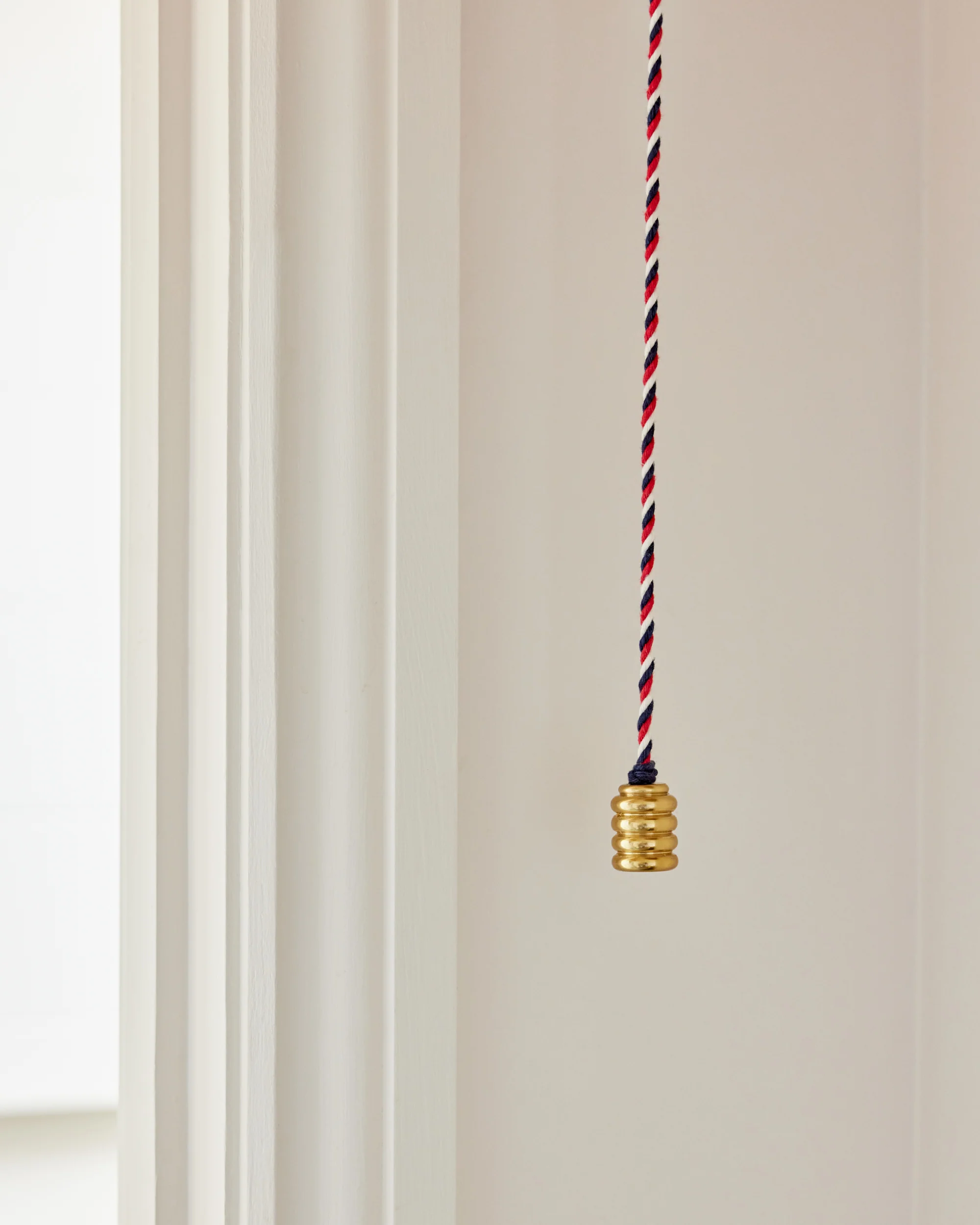 Tay Cord Pull, Aged Brass - Image 2