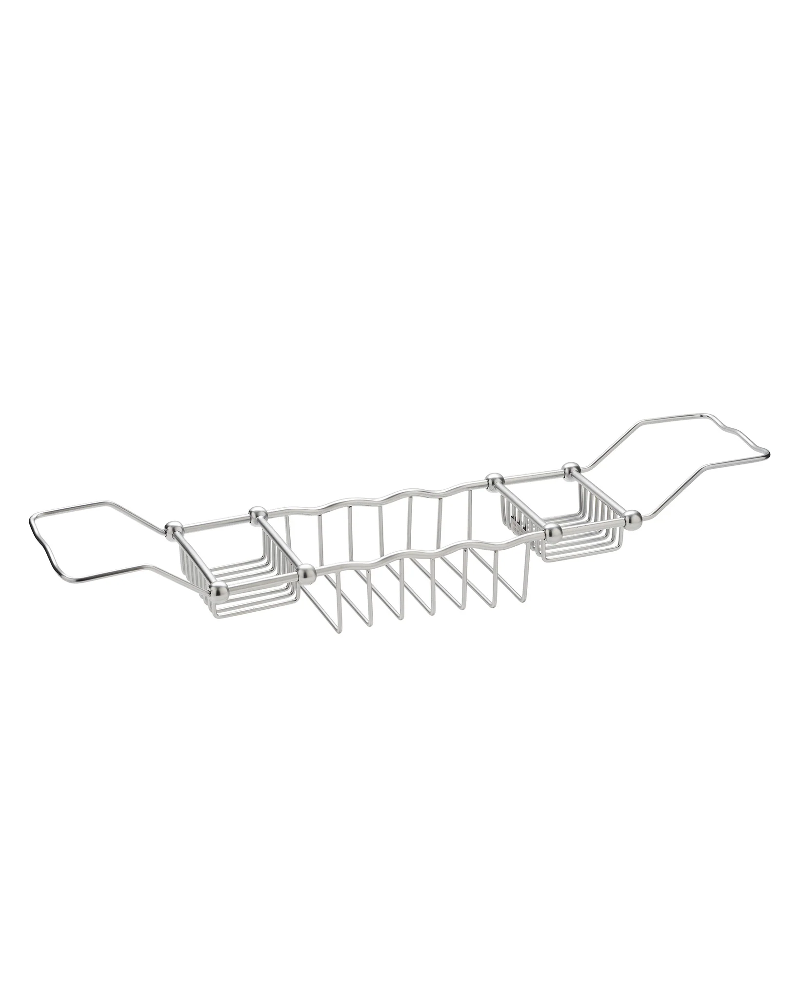 Wave Bath Caddy, Nickel